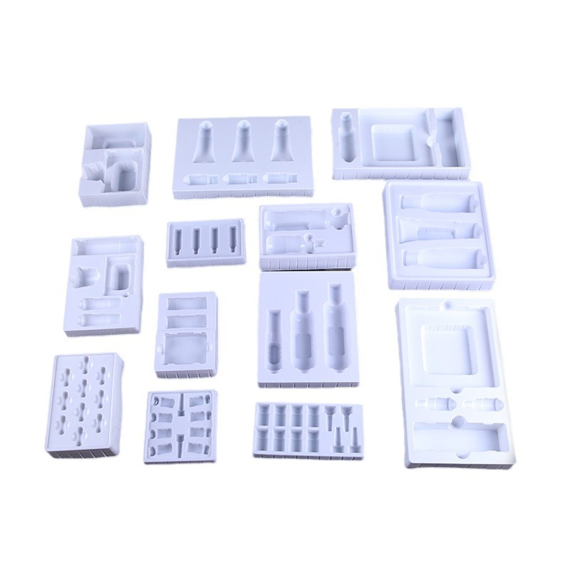 Shenzhen Factory Customized Blister Tray Pet Inner Tray Ps Flocking Pvc Vegetable Cloth Lined with Digital Turnover Plastic Packaging