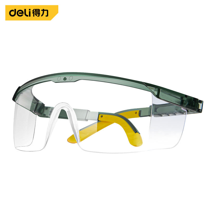 Deli Tools Anti-fog Anti-impact Glasses Breathable Transparent Anti-dust Multifunctional Portable Labor Protection Supplies