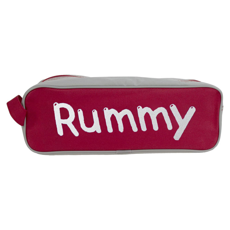 Rami card game travel canvas bag packaging rummy cub with four bottom rummikub cross-border hot sale