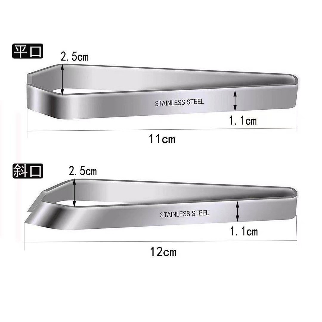 Multifunctional stainless steel pig hair clip household clip chicken duck goose feather poultry fish bone clip garlic peeling appliance wholesale