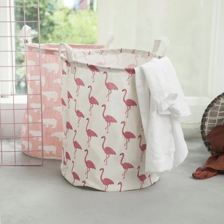 Rural dirty clothes storage basket dirty clothes basket storage bag large dirty clothes basket storage bucket wardrobe toy storage box