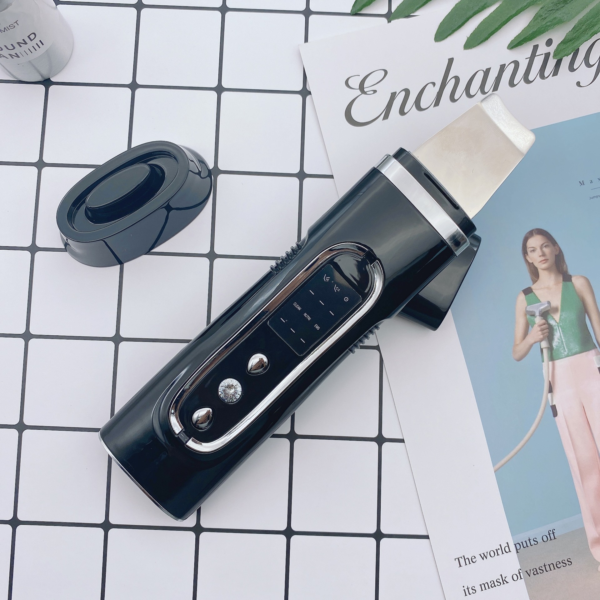 Ultrasonic Shovel Import and Export Instrument EMS Micro-current Skin Tightening Pore Cleaning and Blackhead Removal Instrument