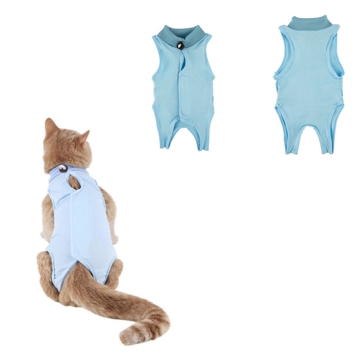 Amazon cat sterilization clothes kitten weaning clothes cat postoperative anti-licking pet cat sterilization clothes