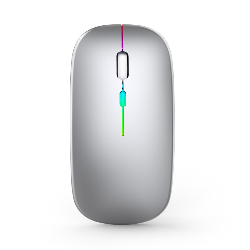Bluetooth Dual Mode Wireless Mouse Charging Silent Computer Notebook Cross-Border Office Game Luminous Wireless Mouse