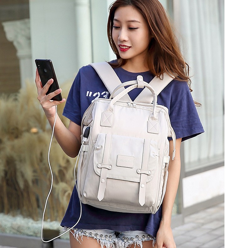 Wuyouhu 2025 New Multifunctional Mommy Bag, Mother and Baby Bag, Lightweight and Stylish for Going Out, Mom's Handbag and Backpack