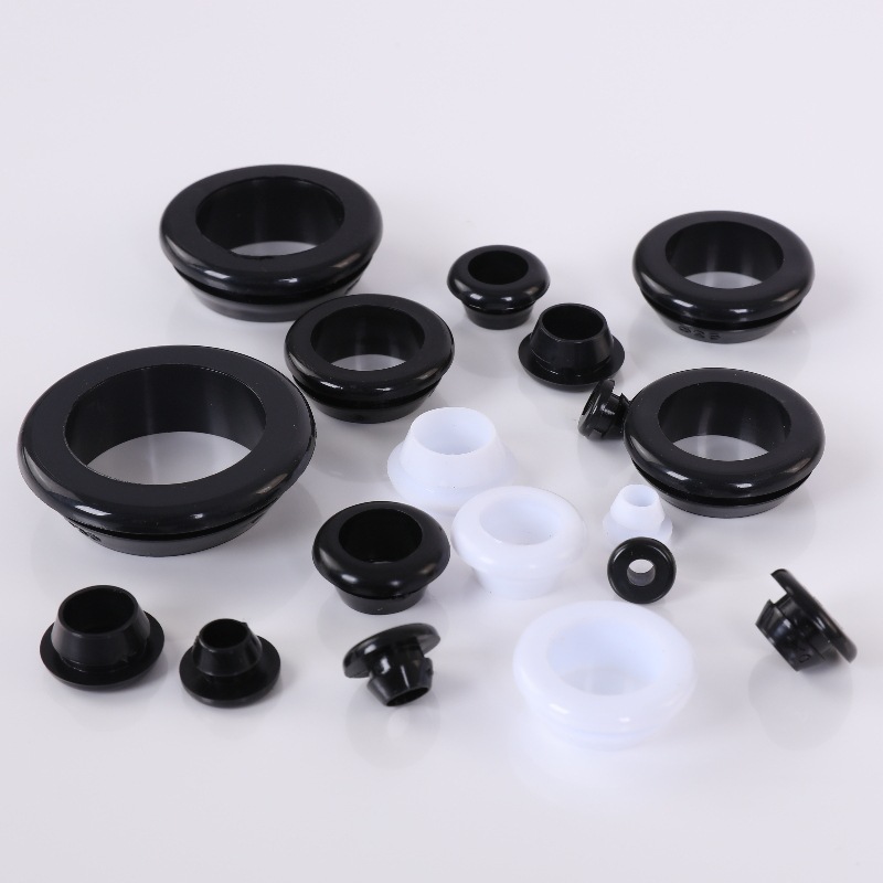 Environmentally Friendly Quick-Installation Coil Single-Sided Rubber Wire Protection Ring Buckle Outlet Coil Conical over Coil Distribution Box Wire Protection Sleeve