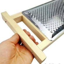 New kitchen solid wood stainless steel grater ginger mash mash potato mash fruit mash baby food supplement food grinder