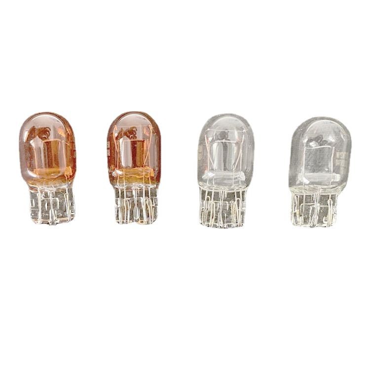 Free shipping car brake bulb T20 large bubble Japanese car double wire brake light rear fog light 12V21W/5W bulb