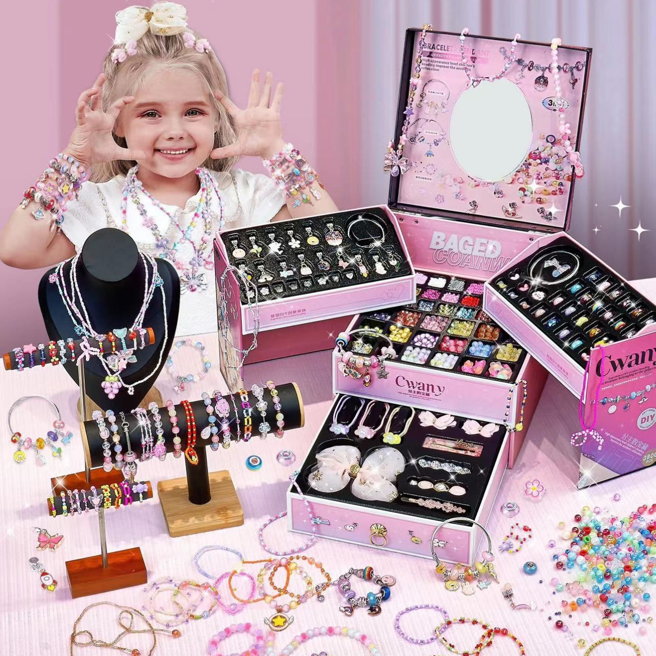 Yasni June 1 Children's Day Girls' Birthday Gift 6 Girls' Toys 78 Girls' 10 Jewelry Box 9 Princess