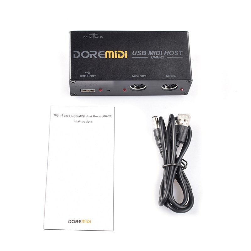 DOREMiDi High Speed USB MIDI HOST Host Box MIDI Keyboard Electric Blow Tube Electric Drum Effector