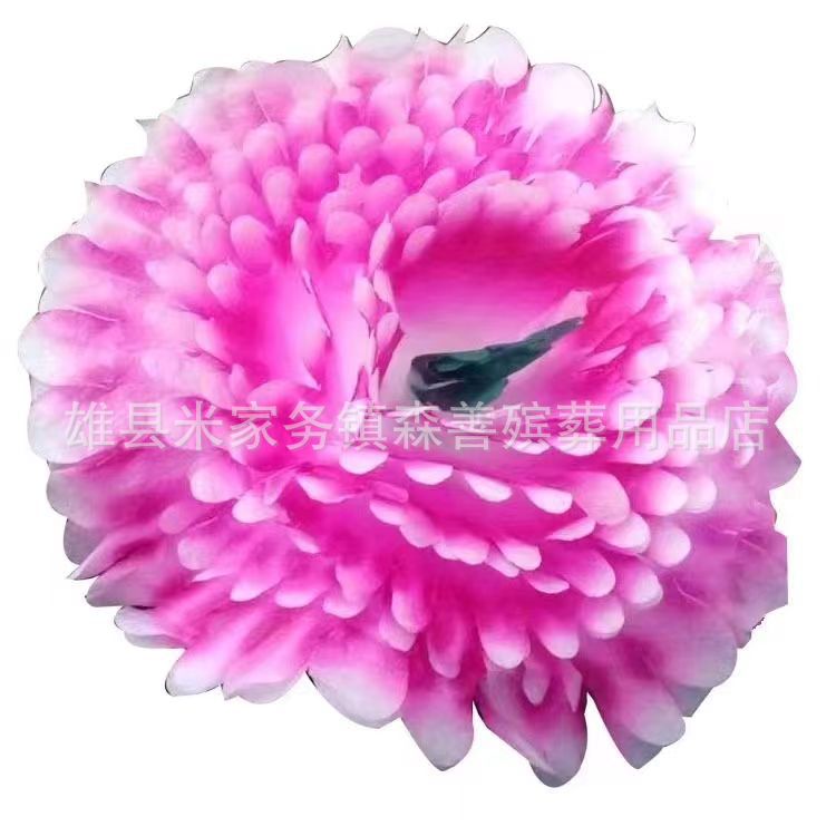 Senshan Funeral Supplies Handmade Paper Flower Heads, Colorfulful Wreaths, Accessories, Funeral Cars, Mourning Hall Decorations, Finished Paper Flowers, Imitation