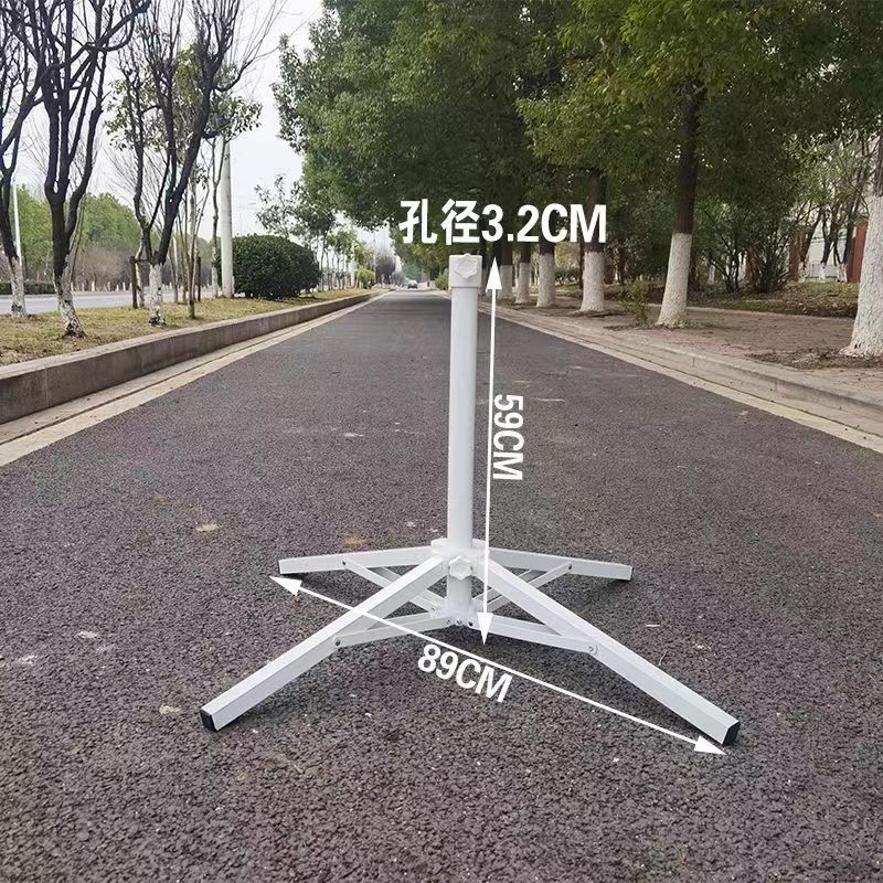 Steel Base Stand Metal Display Stand Bracket Sun Umbrella Base Sun Umbrella Special Stable Steel Base Stand