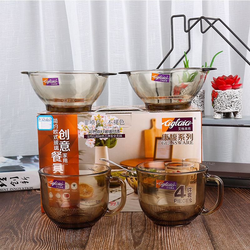 Серия Agléa Camford, чашка для завтрака, четырехпредметный набор в подарочной коробке