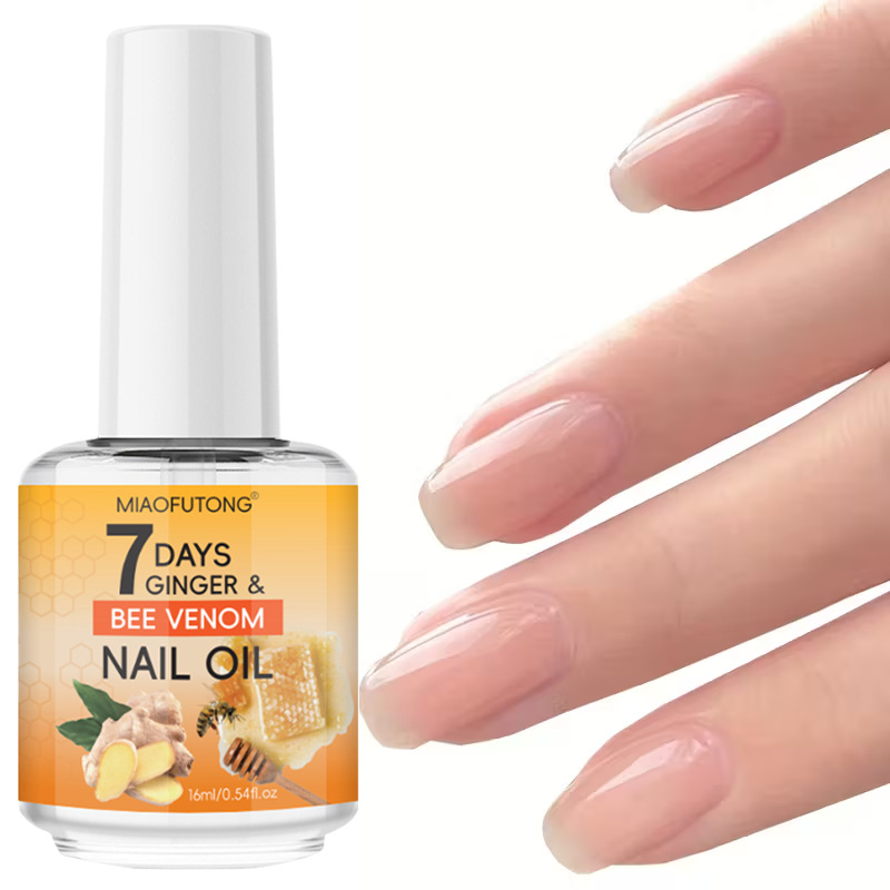 Cross-Border Exclusive Supply of 7 Days Turmeric Bee Venom Armor Oil for Fingers and Toes, Cuticle Nourishing and Repairing Finger Edge Nutrient Solution