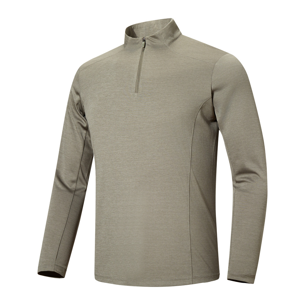 Male Stand Collar Long Sleeve t