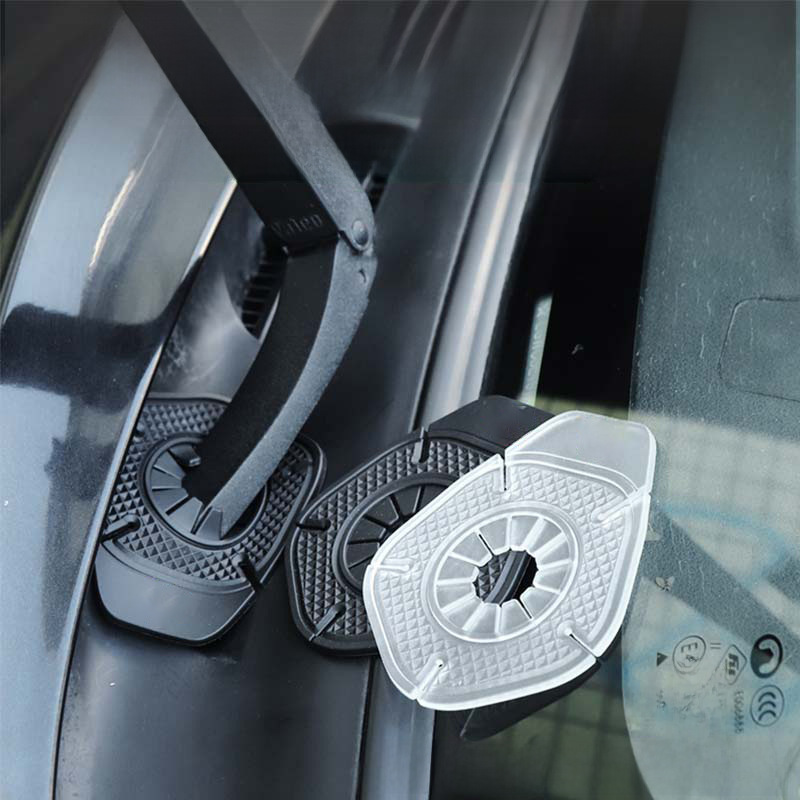 Car wiper hole silicone pad wiper protective cover dust cover protective wiper personality anti-leaf cover universal