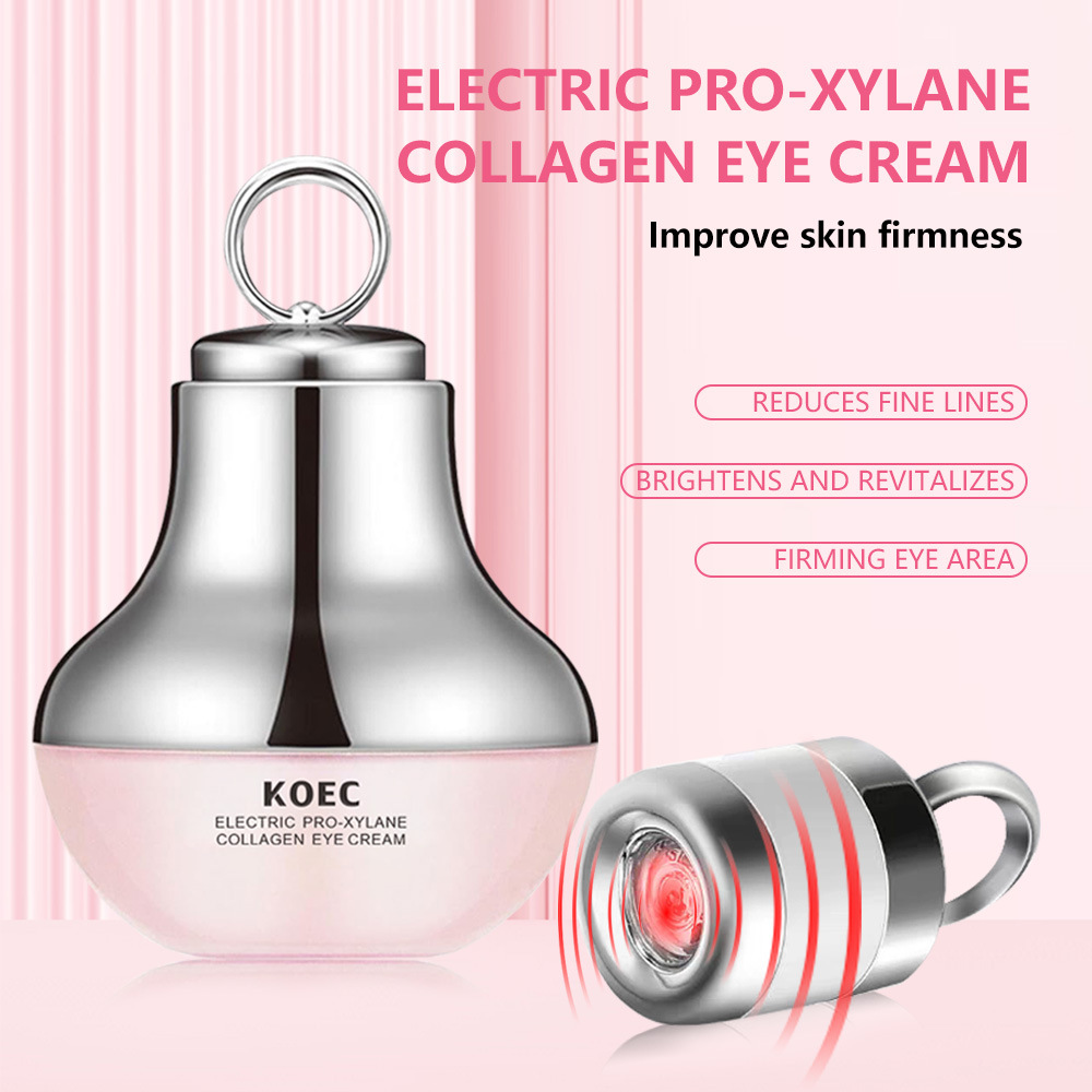 Koec Collagen Peptide Electric Eye Cream Hydrating, Moisturizing, Firming and Lightening Massage Eye Essence Cross-Border Tk Hot Style