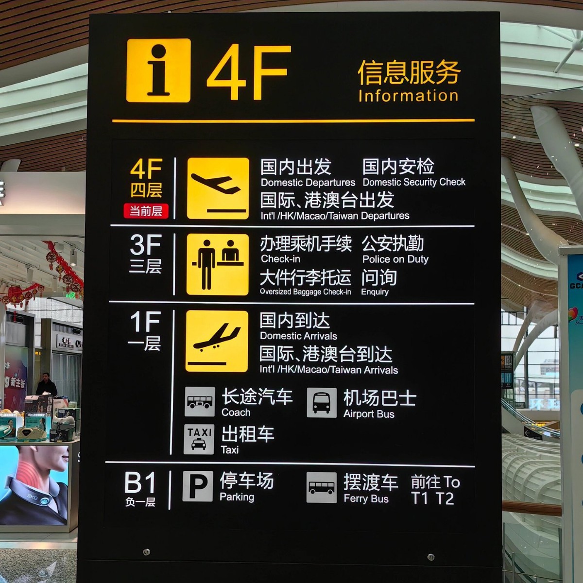 Customized by Foreign Trade Manufacturers, Station, Airport, Subway, Underground Garage Hangtag Light Box Hanging Double-Sided Hanging Sign