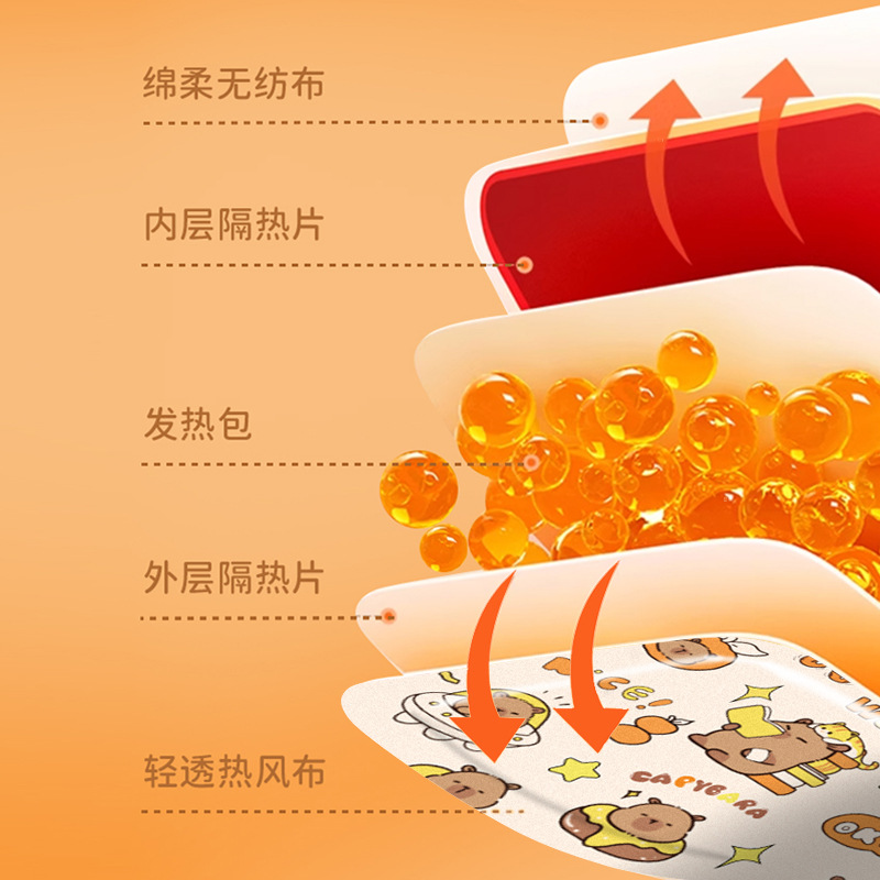 Wearable Hand Warmer, Cartoon Steam Hand and Foot Warmer, Ready to Open and Warm, Care for Hands, Self-Heating Warm Patch Available for Wholesale