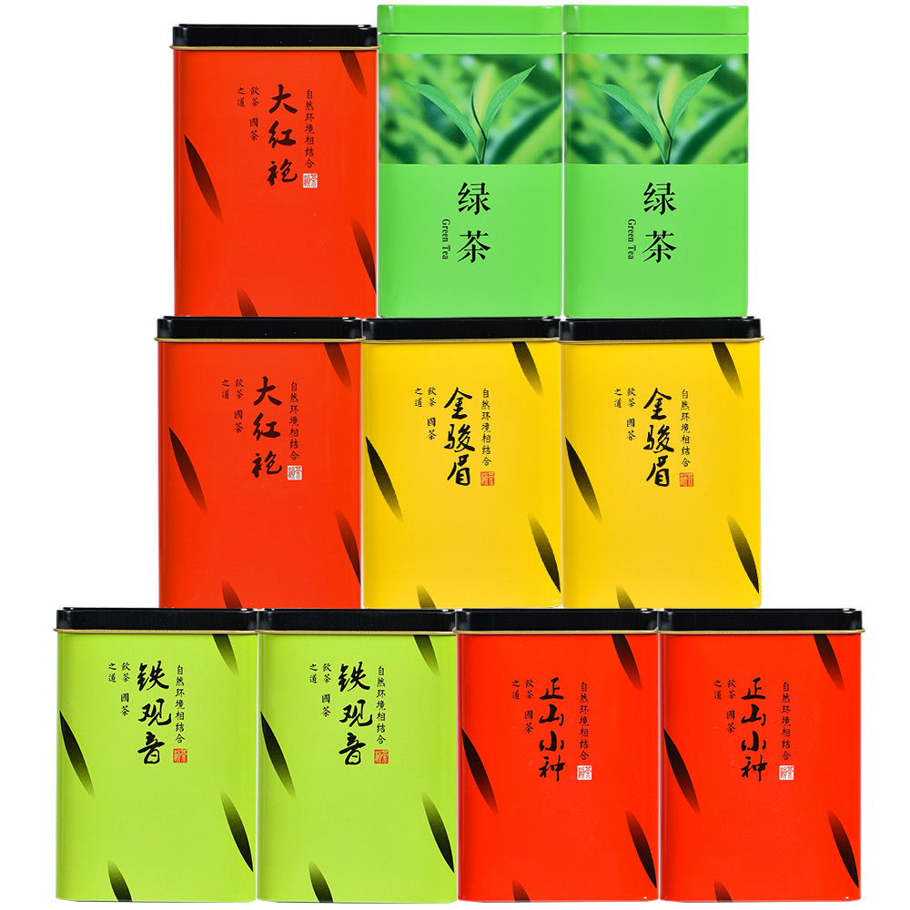TikTok Fast Hand Tieguanyin Small Black Tea Canned Tea Cross-border Wholesale Supply Convenience Store Supermarket Green Tea Gift Box