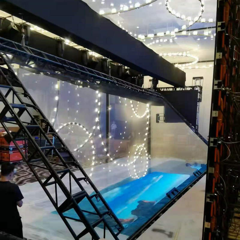 Naked Eye 3D Holographic Film/Holographic Phantom Imaging Film/45 ° Phantom Imaging Holographic Theater Holographic Magic Theater