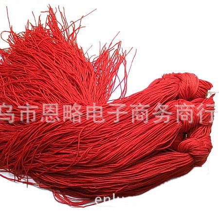 Stall supply diy handmade red necklace rope red line jade necklace rope 1mm Jade line tassel line wholesale