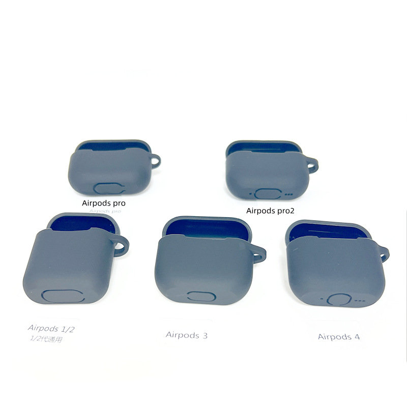 Suitable for 2025 AirPods Pro3 Wireless Bluetooth Headset Protective Case Apple 6Th Generation Thickeneded 2.5mm Silicone