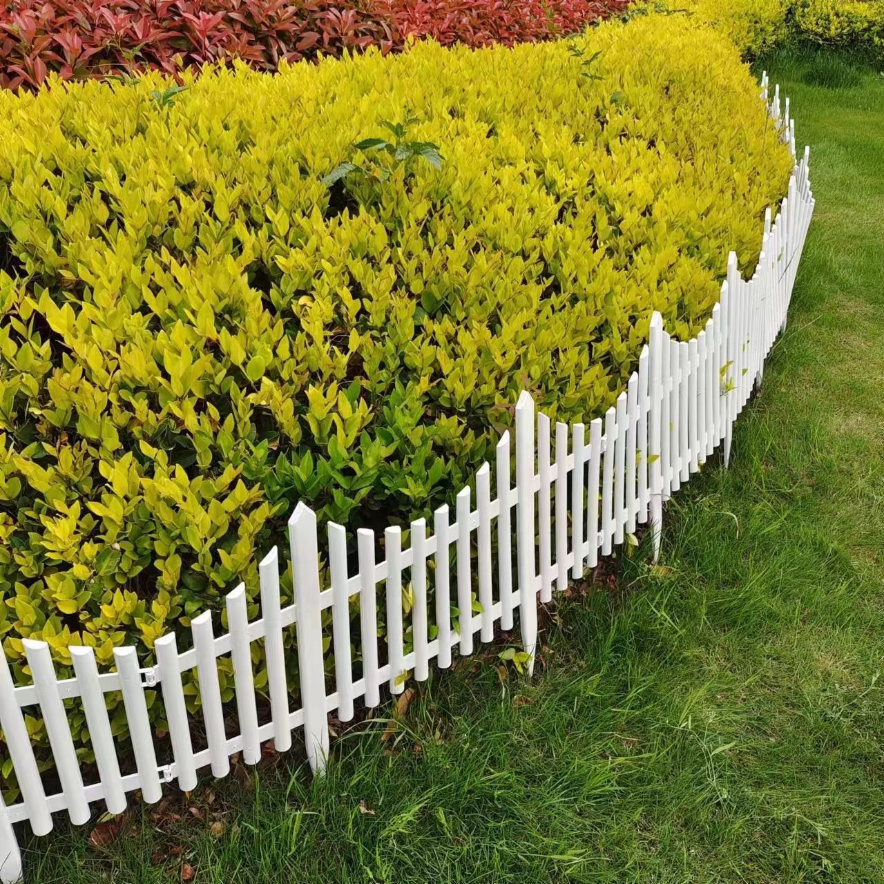 Plastic Fence Garden Vegetable Garden Decorative Fence Outdoor Community Villa Courtyard Fence Beautiful Rural Decorative Guardrail