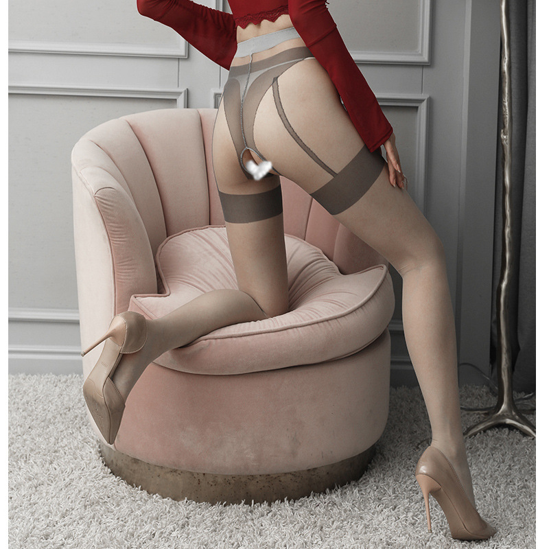 Fake suspenders stockings sexy stockings sexy temptation open file free contrast color fake panties set pantyhose generation