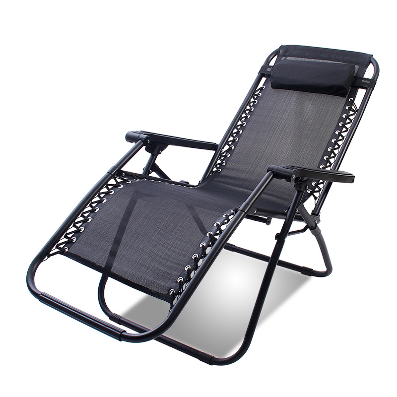 Outdoor camping beach chair office lunch break chair zero gravity folding recliner for the elderly balcony chair wholesale generation