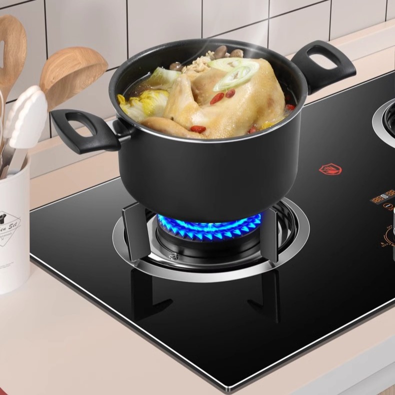 HP Good Wife Range Hood Household Kitchen Gas Stove Top Suction Hood Stove suit Stove Two-Piece Set