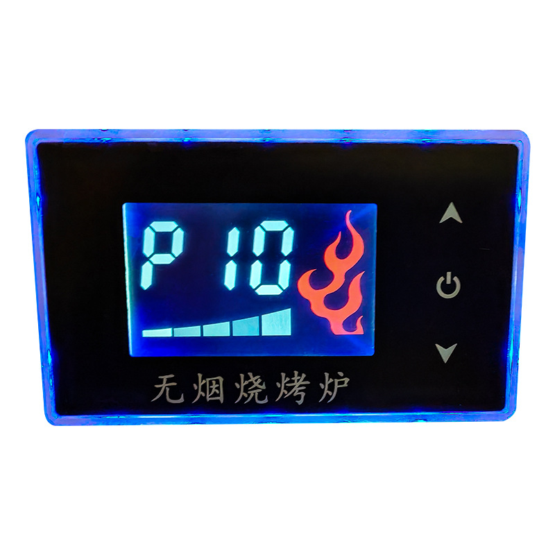 Lcd Touch-Button Skewer Grill Electric Oven Barbecue Grill Heating Tube Temperature and Pressure Regulator with Precise Temperature Control