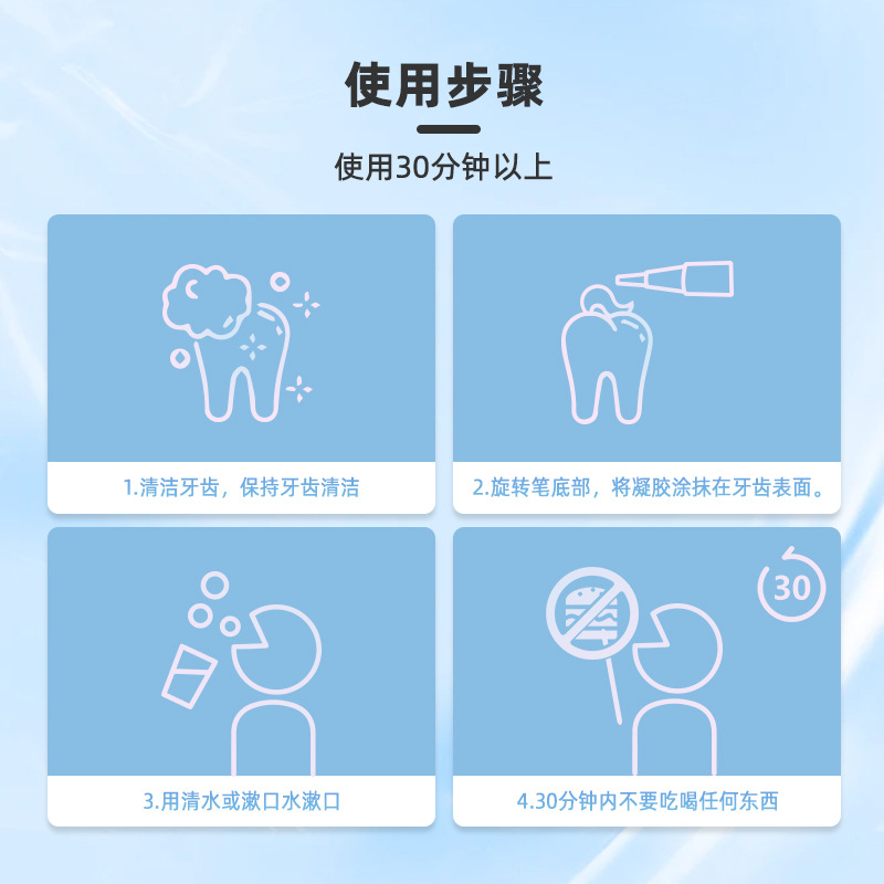 Ai Smile Gel Teeth Whitening Pen Gentle Anti-Yellowing Whitening Brightening Pen Teeth Whitening Pen Bright Teeth Source Cross-Border Spot