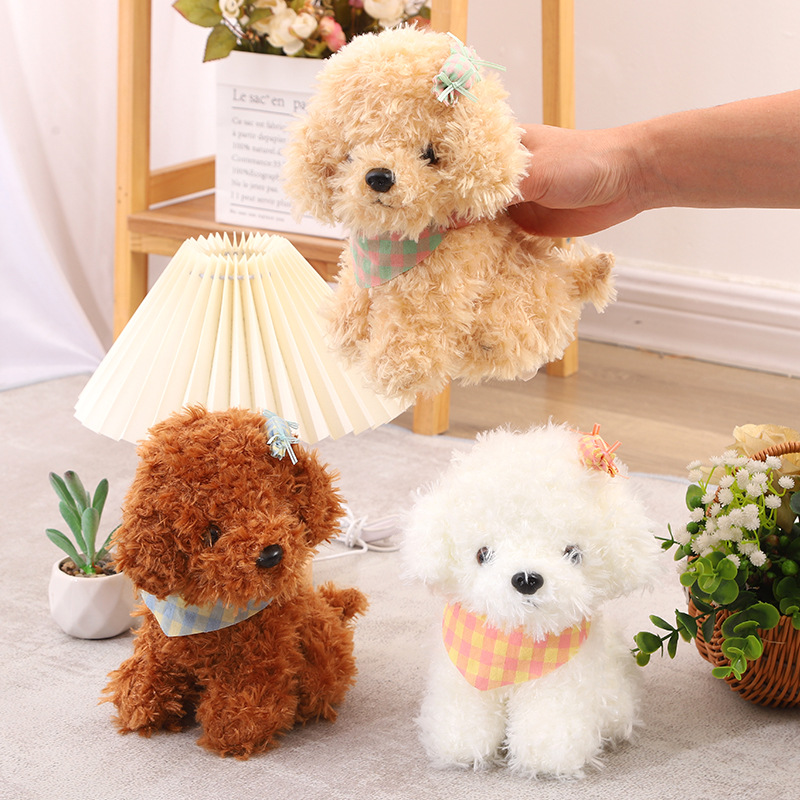 New Cute Dog Plush Toy Doll Children's Birthday Gift Comfort Muppet Grab Doll Wholesale