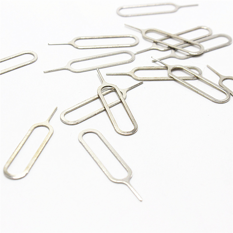 Mobile phone tablet card taking needle universal applicable to oppo Huawei Apple SIM card needle original stainless steel through needle