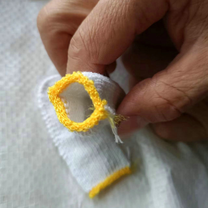 Finger Cots Cotton Yarn Strong Handmade Labor Protection Non-slip Wear-resistant Cloth Finger Cots Protective Cotton Thread Thickeneded Durable Thread Finger Cots