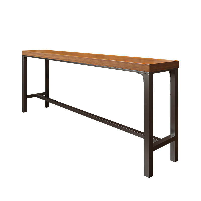 Bar table home balcony leisure small bar counter Wall long narrow table milk tea shop simple table and chair combination high bar table