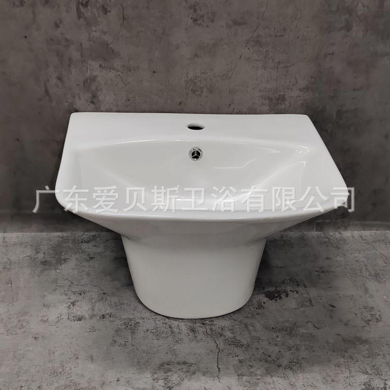 Wall-Mounted Washbasin/Integrated Wall Basin//Export/Southeast Asian Style Pedestal Floor-Standing Modern Minimalist Style
