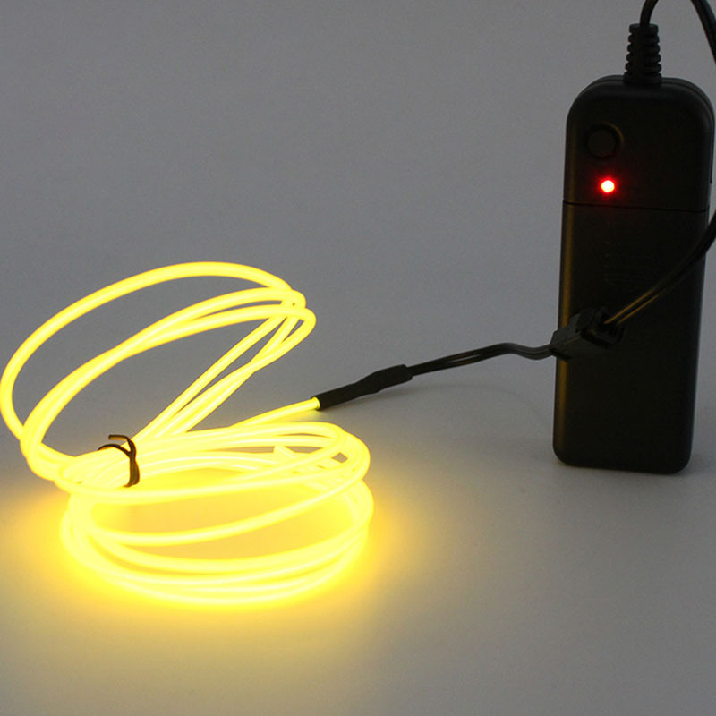 Cross-border explosions EL light EL cold light mask 1 meter 2 meter 3 meter 4 meter 5 meter cold light atmosphere lamp 3V