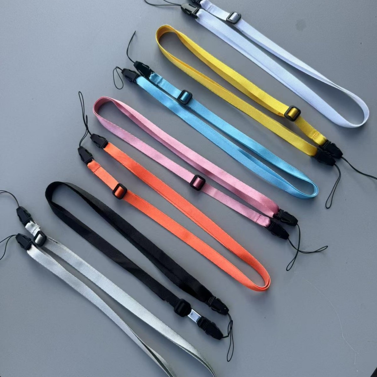 Double-head lanyard aircraft buckle fan lanyard detachable adjustable diagonal lanyard bubble machine camera strap lanyard