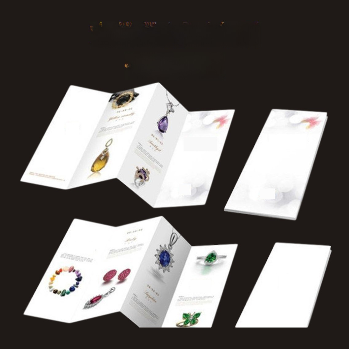 Color Page album brochure poster manual brochure self-adhesive menu a4 printing paper DM single page printing