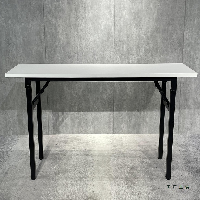 Simple Foldableing Rectangular Desk Long Bench Conference Training Table Activity Table Ibm Table Learning Desk