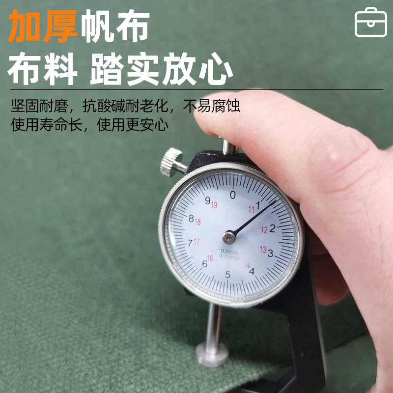 Canvas Ton Bag Thickened Wear-resistant Solid Ton Bag Construction Load-bearing Lifting Bag Logistics Transfer Freight Container Bag