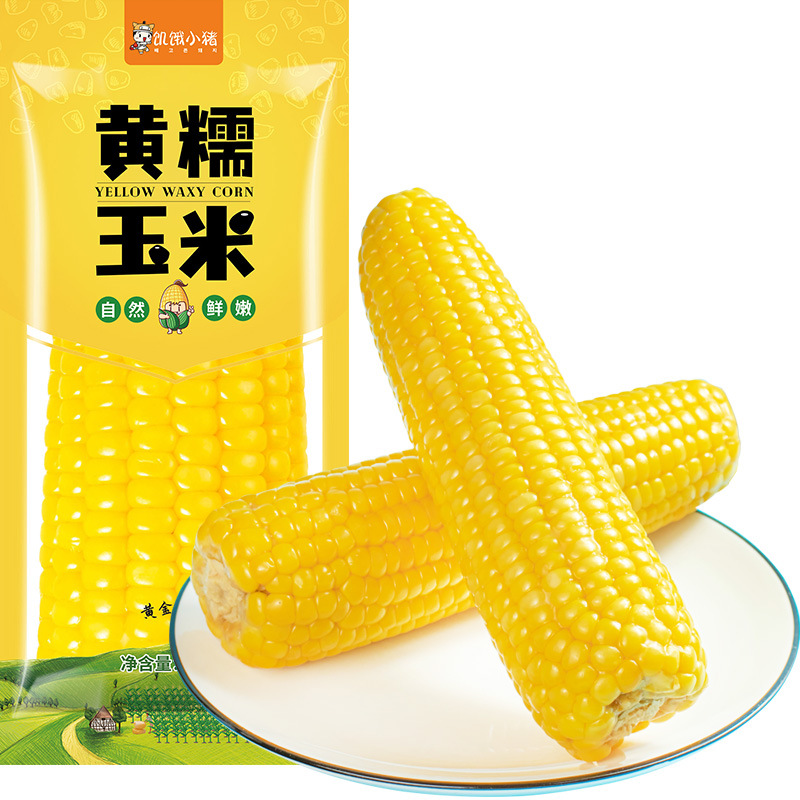 Northeast black waxy corn sticky corn sweet corn cob purple corn sticky waxy vacuum bagged coarse grains 200g