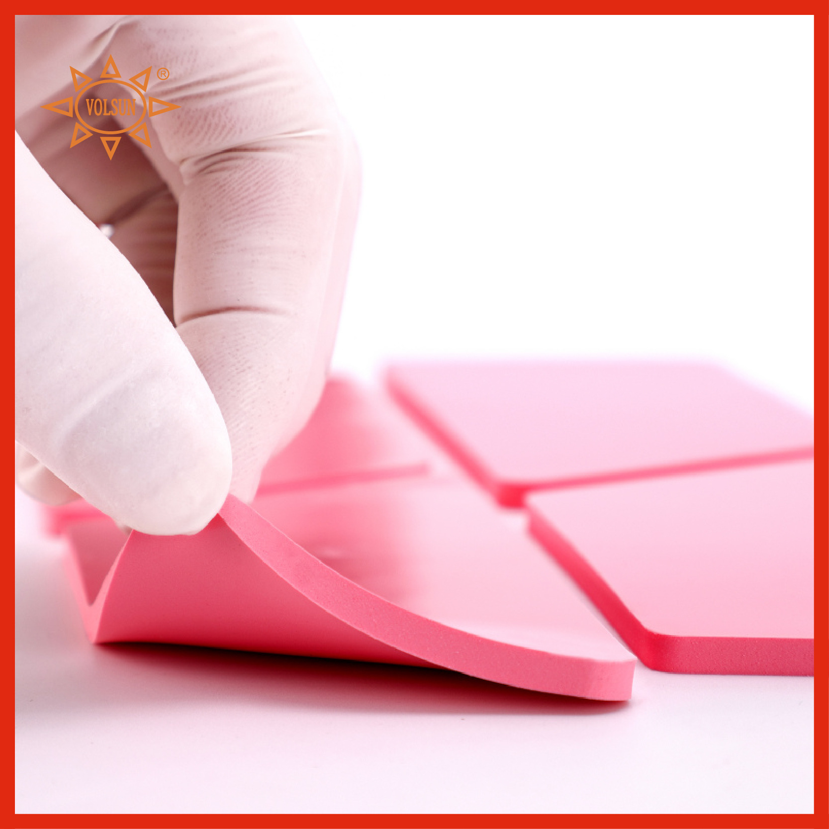 Led High-Power High Thermal Conductivity Silicone Sheet Flexible Insulation Silicone Gasket Manufacturer Supplies Insulation and Voltage Resistance