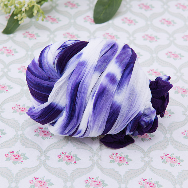 Silk Screen Flower Material DIY Handmade Flower Production Material Single Color Two Color Extended Stockings Flower Handmade