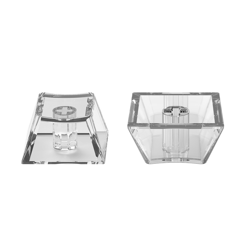 Fully Transparent Crystal Original Keycaps Pc Transparent Mechanical Keyboard Light-Transmitting Original Light-Transmitting R4 R3 R2 R1 Multi-Color Mixed