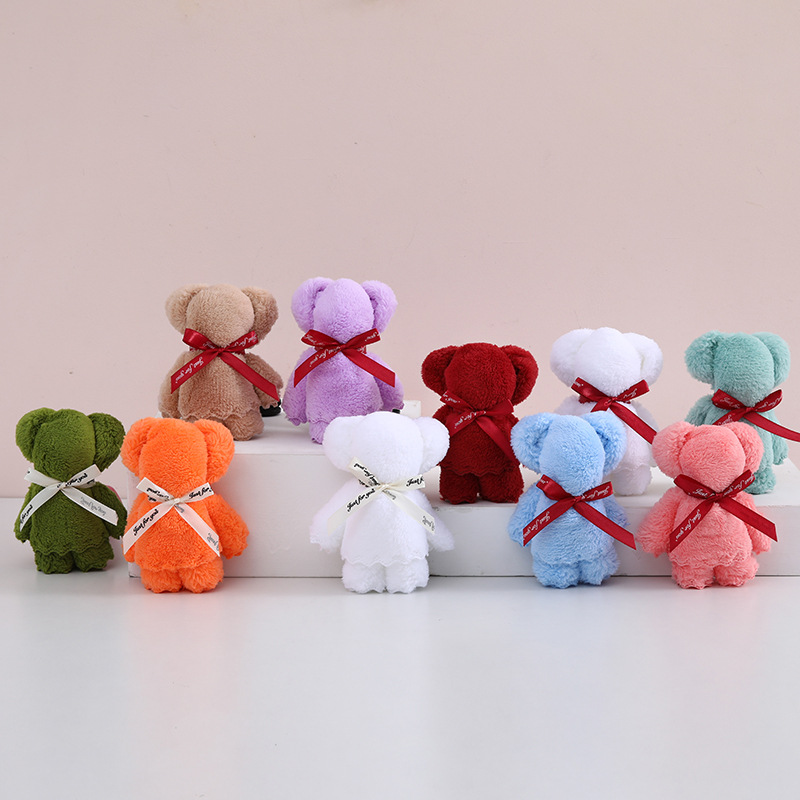 Coral velvet bear towel hand gift gift box wedding festival shop activity opening gift wholesale towel