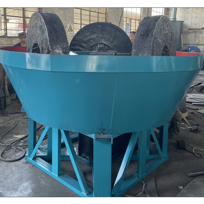 Qishun Mining Equipment Manufacturer Small Mercury Mixing Pump Gold Electric Roller Metal Rock Gold Mine Gold Extraction Wet Roller