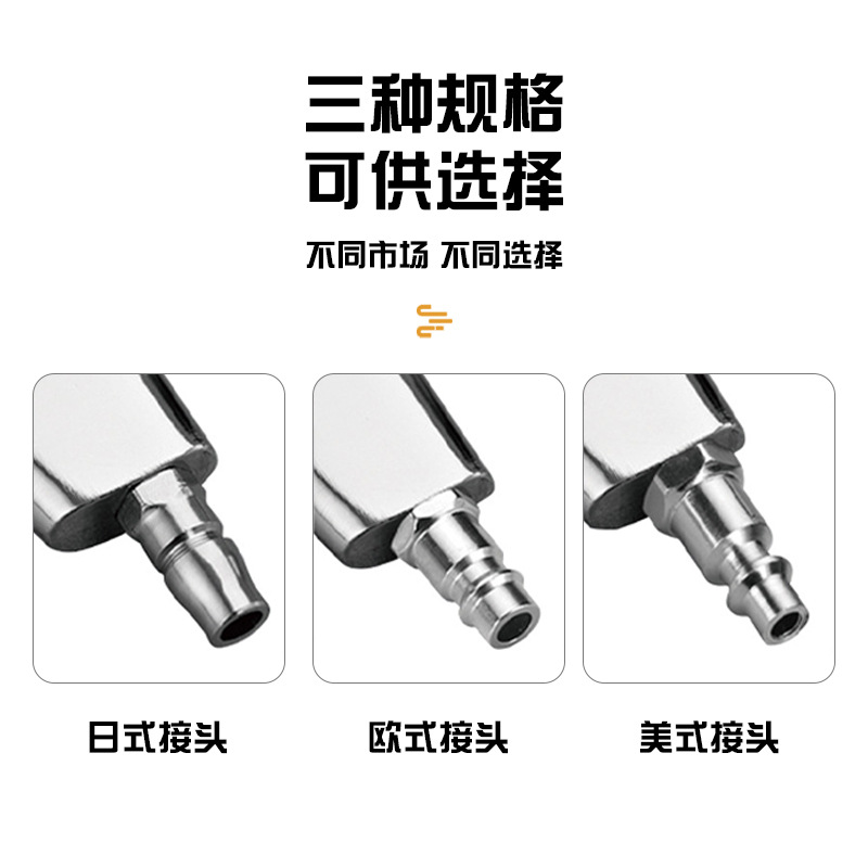 Air Pressure Gauge Tire Pressure Gauge High-Precision Mechanical Tire Pressure Gun Digital Display Tire Pressure Monitor Machine Hydraulic Pressure Gauge Inflation Gauge